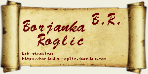 Borjanka Roglić vizit kartica